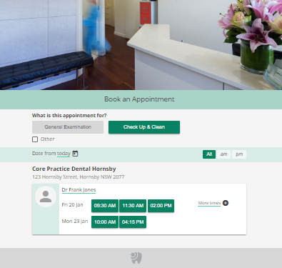Embedded directly onto your site